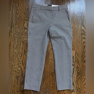 J Crew Black and White Pants NWOT Size 8